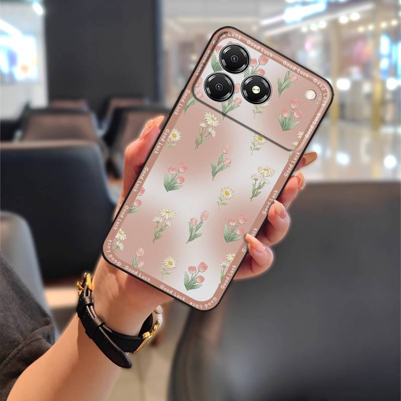 Phone%20Pouch%20Soft%20case%20Phone%20Case%20For%20ZTE%20Blade%20A76%204G/Z2474%20Full%20wrap%20Cartoon%20Dirt-resistant%20flower%20Silicone%20TPU%20Cute%20-%20Image%209