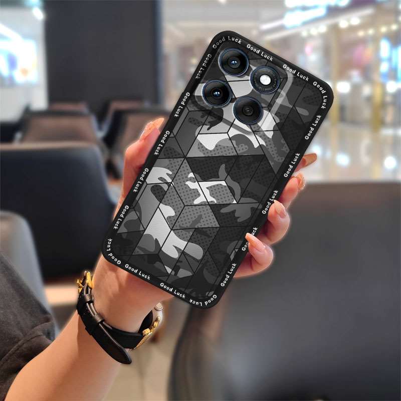 MYDING-Phone Case for MOTO G 5G 2025, Fashion Design TPU Back Cover protective