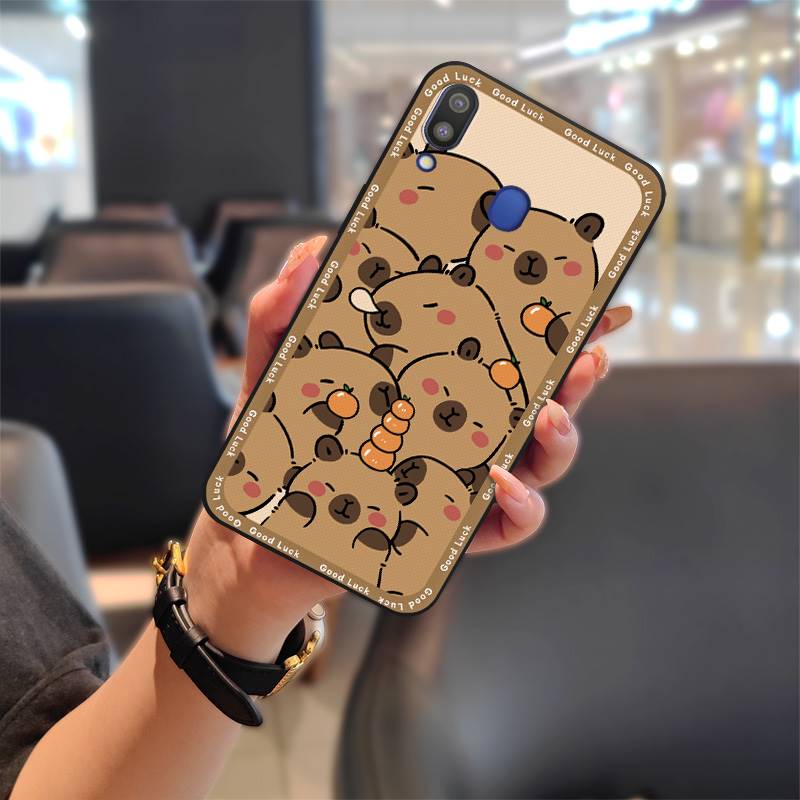 Phone%20Pouch%20Silicone%20Phone%20Case%20For%20Samsung%20Galaxy%20M20/SM-M205FD%20TPU%20Back%20Cover%20Shockproof%20Dirt-resistant%20Full%20wrap%20Cute%20-%20Image%209