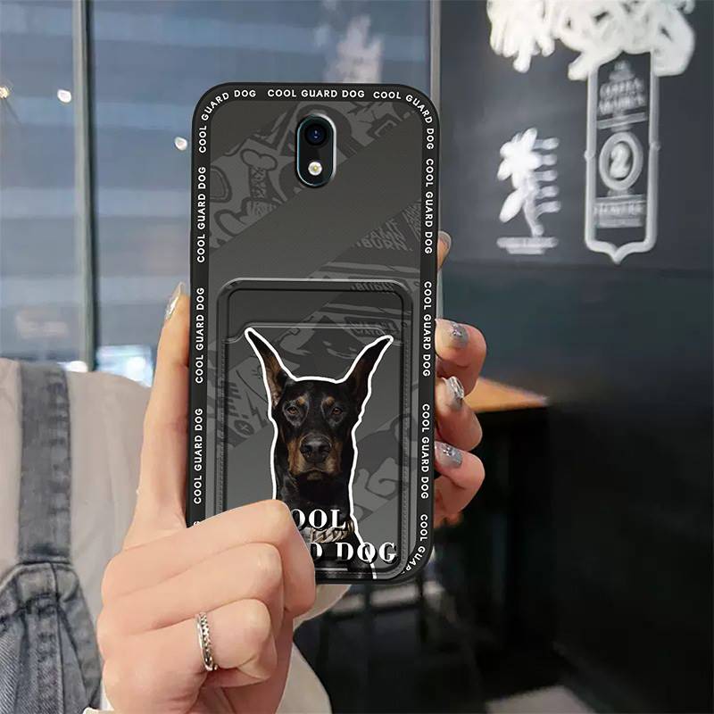 Cover Soft case Phone Case For Nokia C2 Waterproof Durable Graffiti Card bag Cute Silicone Back Cover Card sleeve TPU. 