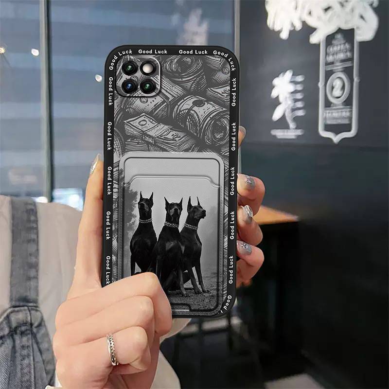 Soft case Card bag Phone Case For Samsung Galaxy A22 5G/SM-A226B/A22S/Buddy Durable Cartoon Card slot protective TPU. 