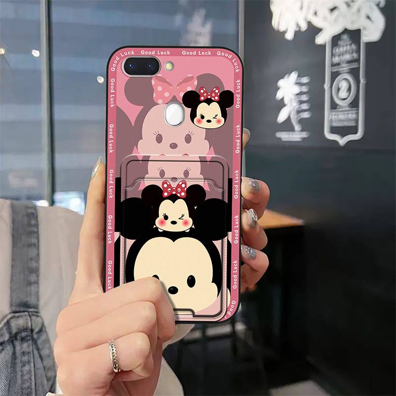 Anti-knock Waterproof Phone Case For OPPO R15 Pro Full wrap Silicone Fashion Design Anti-dust Graffiti Card bag TPU Cute. 