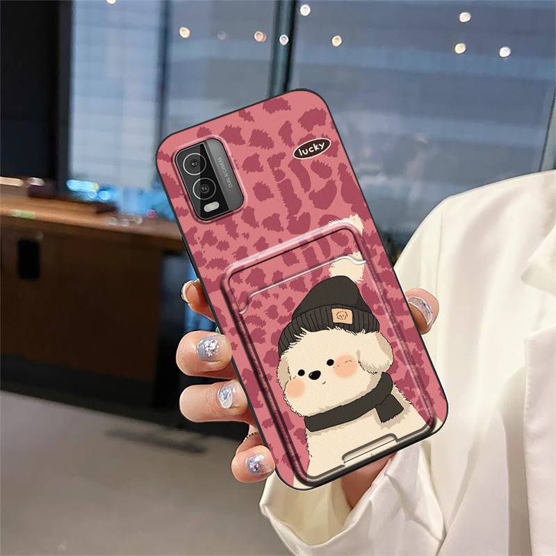 Card%20bag%20Cover%20Phone%20Case%20For%20Nokia%20C210%20Card%20slot%20TPU%20Graffiti%20protective%20Fashion%20Design%20Cute%20Full%20wrap%20Shockproof%20-%20Image%209