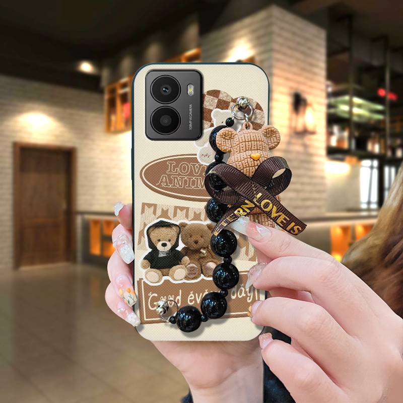 soft%20case%20Bear%20bracelet%20Phone%20Case%20For%20Nokia%20HMD%20Fusion%20protective%20case%20phone%20case%20Waterproof%20Black%20pearl%20pendant%20cute%20-%20Image%209