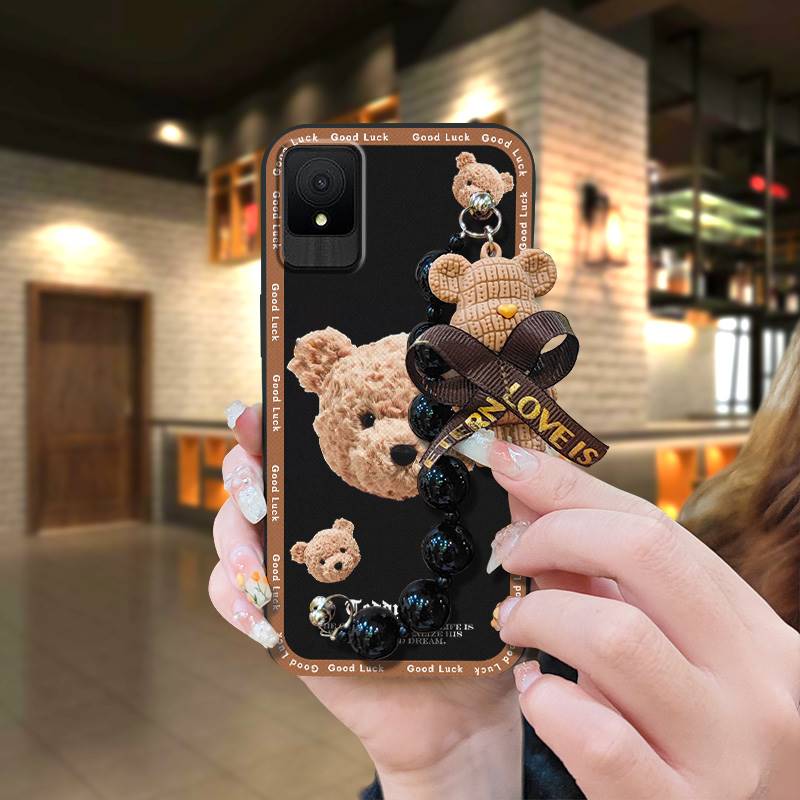 Dirt-resistant%20silicone%20Phone%20Case%20For%20TCL%20502/T432J%20Waterproof%20phone%20case%20Simplicity%20Bear%20bracelet%20cute%20Back%20Cover%20-%20Image%209