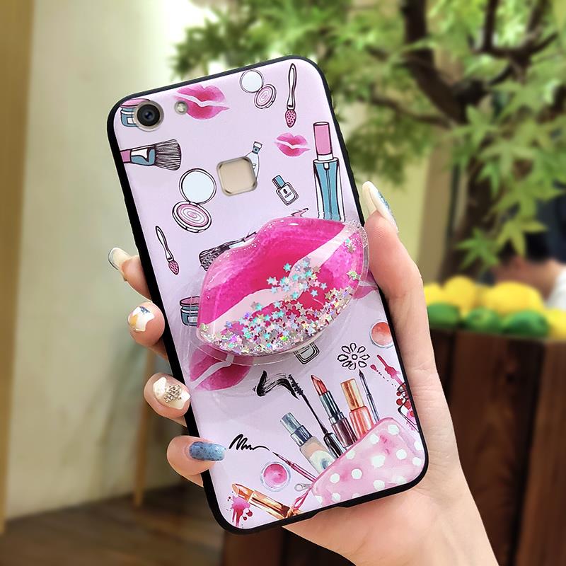 Cartoon%20Waterproof%20Phone%20Case%20For%20VIVO%20V7%20Plus/Y79/Y73%20Soft%20Case%20Back%20Cover%20Fashion%20Design%20quicksand%20cute%20Anti-knock%20TPU%20-%20Image%209