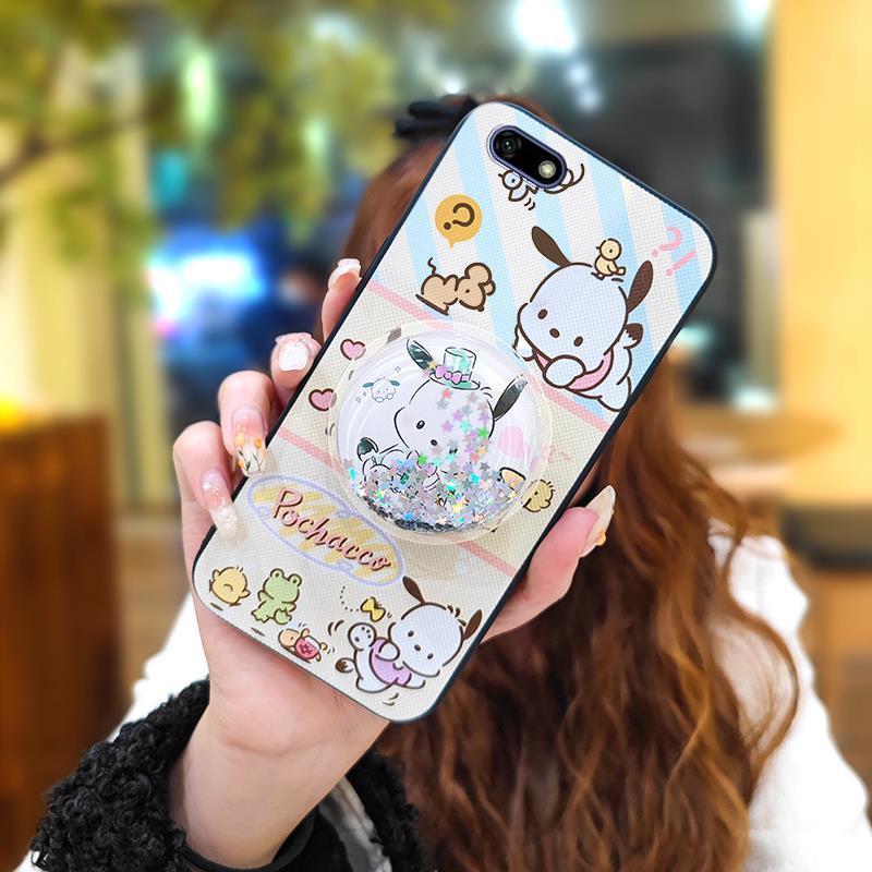 Back%20Cover%20Kickstand%20Phone%20Case%20For%20Huawei%20Y5%202018/Honor%207s/8%20Lite%20Glitter%20Skin%20feel%20silicone%20Simplicity%20Cartoon%20TPU%20-%20Image%209