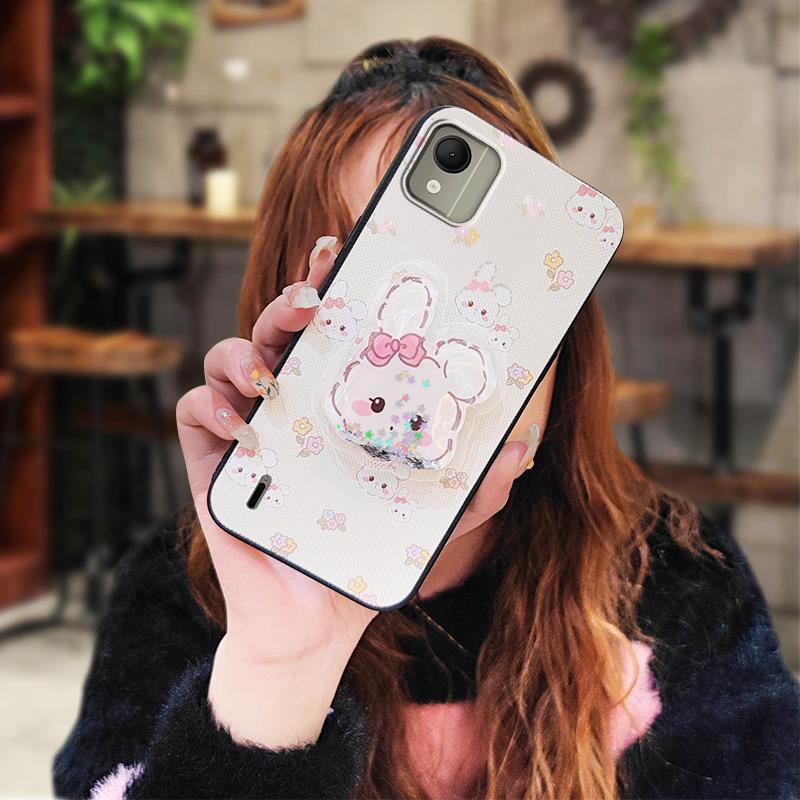 MYDING-Phone Case for Nokia C110 4G, Glisten Durable Glitter Fashion Design