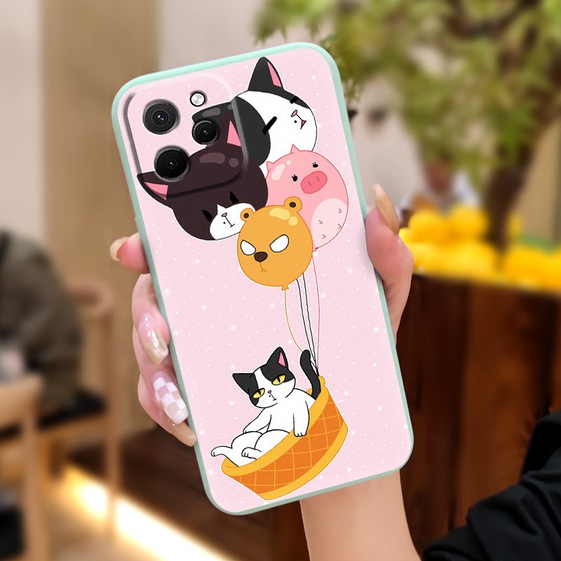 Skin%20feel%20silicone%20soft%20shell%20Phone%20Case%20For%20Huawei%20Nova%20Y61/Enjoy%2050Z%20Cartoon%20Simplicity%20Liquid%20silicone%20shell%20cute%20cat%20-%20Image%209