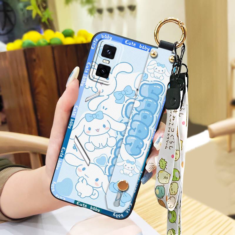 Back%20Cover%20Protective%20Phone%20Case%20For%20infinix%20GT%2030%20Pro/X6873%20Wrist%20Strap%20Silicone%20Fashion%20Design%20Cartoon%20Phone%20Holder%20-%20Image%209