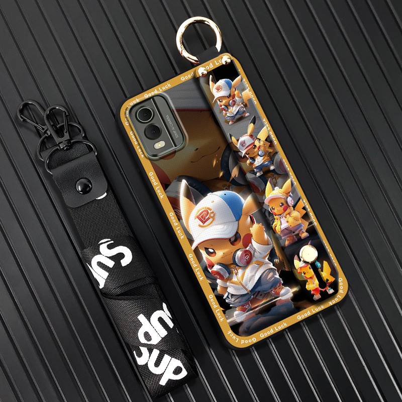 ring%20Anti-knock%20Phone%20Case%20For%20Nokia%20C32%20Kickstand%20Silicone%20Dirt-resistant%20Wristband%20Back%20Cover%20Phone%20Holder%20Soft%20case%20-%20Image%209
