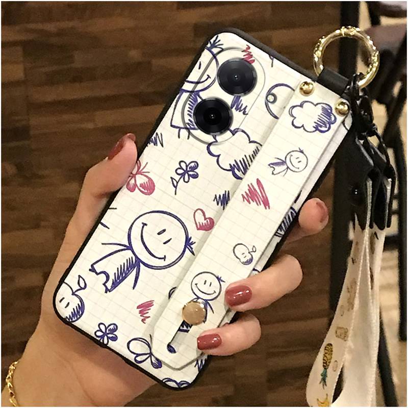 Back Cover Lanyard Phone Case For Redmi A5 4G/Xiaomi Poco C71 4G Fashion Design Wrist Strap Anti-dust Dirt-resistant. 