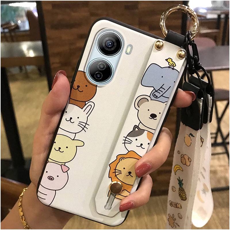 mobile%20phone%20case%20Cute%20Phone%20Case%20For%20ZTE%20Libero%205G%20IV/Nubia%20Ivy%20cell%20phone%20sleeve%20Cartoon%20Silicone%20Wrist%20Strap%20ring%20-%20Image%209
