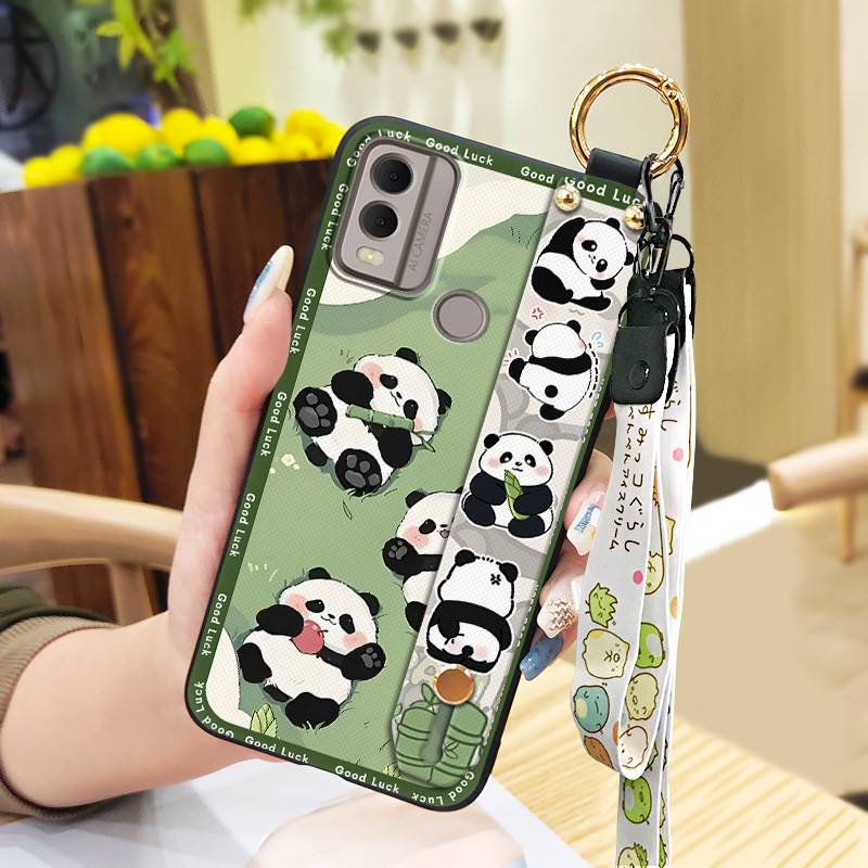 Cartoon%20Wrist%20Strap%20Phone%20Case%20For%20Nokia%20C22%20Fashion%20Design%20Cute%20Dirt-resistant%20Wristband%20Anti-dust%20Waterproof%20ring%20-%20Image%209