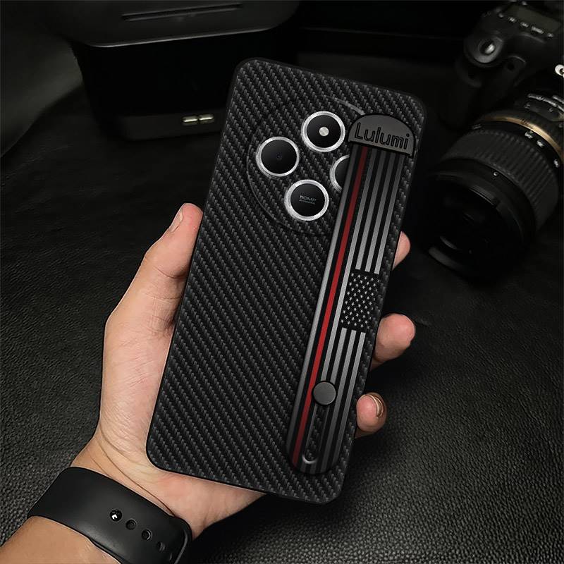 Phone Holder Fashion Design Phone Case For Redmi 14C 4G/14R 5G/A3 Pro 4G/POCO C75 Anti-dust Geometry Dirt-resistant. 