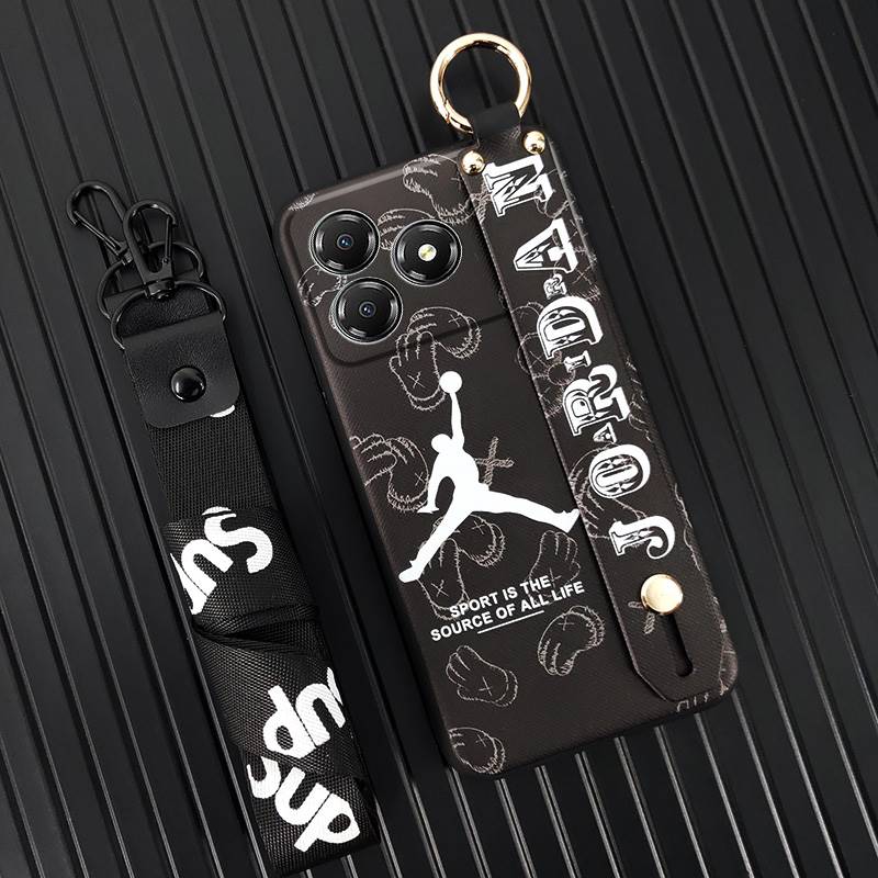 Durable%20Protective%20Phone%20Case%20For%20ZTE%20Blade%20A36%204G/Z2472%20Wristband%20Silicone%20Back%20Cover%20Wrist%20Strap%20Fashion%20Design%20Trendy%20-%20Image%209